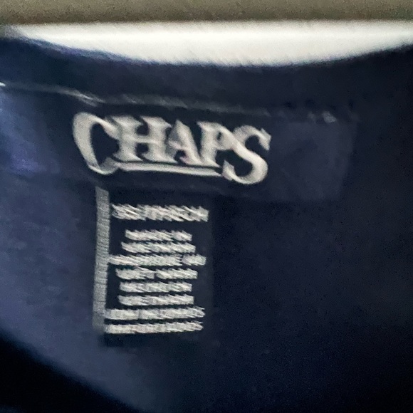 Chaps tank top with ruffle detail. - Picture 2 of 3